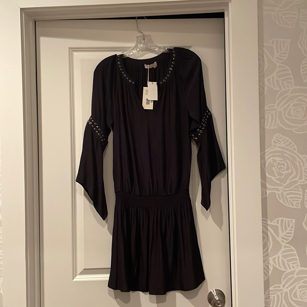Ramy Brook black mini dress